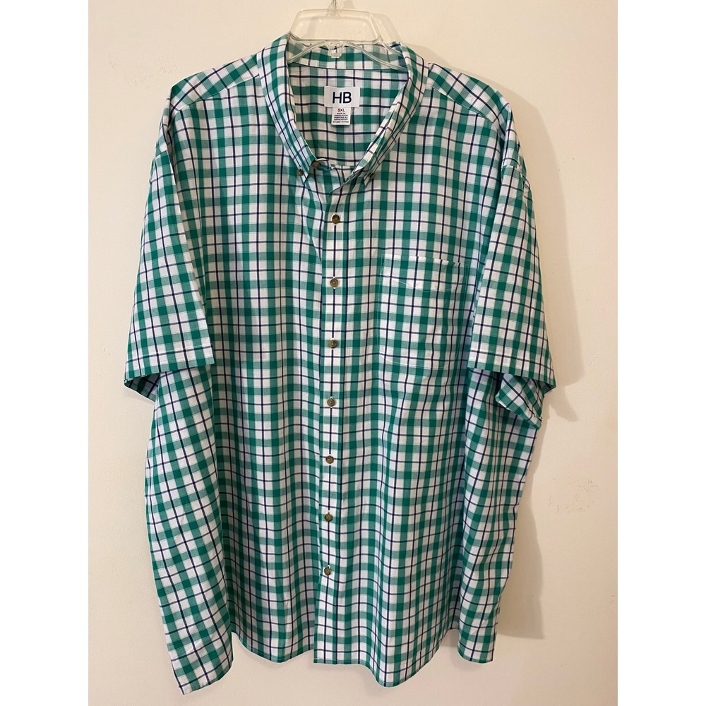 Quiet Luxury Coastal Plaid Shirt Oversized Resortcore 5XL - Picture 2 of 9
